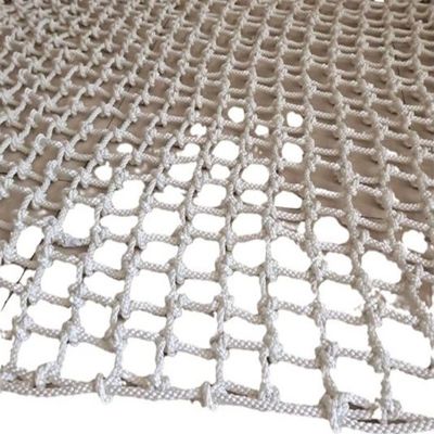 Helideck anti-slip landingstouwnet met brandvertrager
