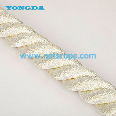 4 mm 3 streng wit getwist nylon touw met plastic touw voor bodemvisserij/pelagische visserij/ trawlvisserij/heffen van boei net