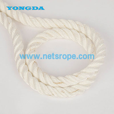 4 mm 3 streng wit getwist nylon touw met plastic touw voor bodemvisserij/pelagische visserij/ trawlvisserij/heffen van boei net