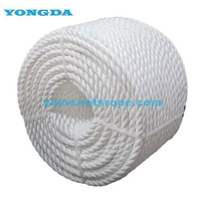 Economisch 12 mm 1/2 inch PP 3 Stand Twisted Towing Rope voor het trekken