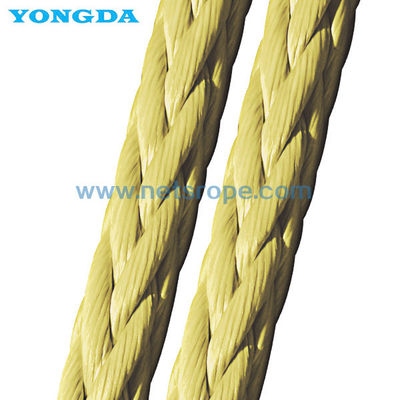 8 /12 Strand Ultra Sterkte Synthetisch Aramid touw met uitstekende hittebestandheid voor mooring / slepen / dokken