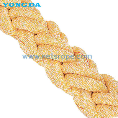 8 /12 streng hoogwaardig gebreide synthetische PP UHMWPE aanlegtouw voor aanleg / sleep / kustdocking