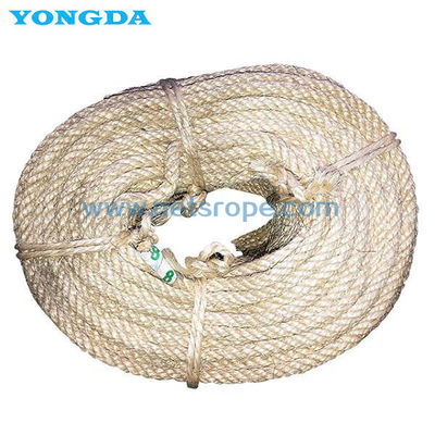 GBT15029-2009 4-streng witte sisal touwen voor zware werkzaamheden